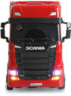 AMEWI 22783 Mini-Scania 730 S mit Kofferauflieger proportional 4WD 1:64 RTR rot