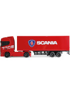 AMEWI 22783 Mini-Scania 730 S mit Kofferauflieger proportional 4WD 1:64 RTR rot