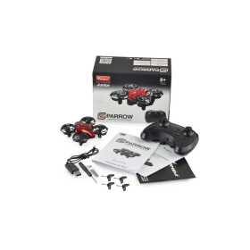 AMEWI 25324 Sparrow Mini-Drohne mit Steuerungssensoren, rot