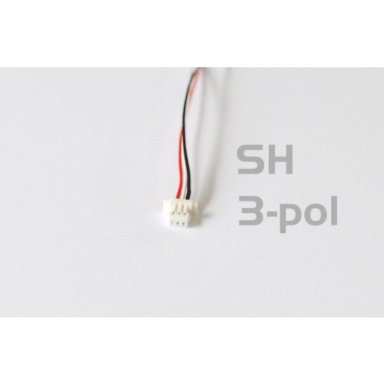 Mini JST SH RM1,25mm, 3-polig, 15cm Kabel