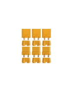 XT90 Goldkontakt-Stecksystem, 3 Paar (Stecker und Buchse)