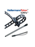 SoftFix® 180mm x 7mm Kabelbinder, XS, elastisch, schwarz