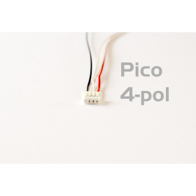 Mini JST PICO RM1,25mm, 15cm Kabel 4-Pol