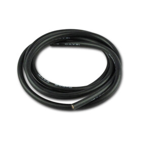 Silikonkabel 0,75mm² x 1000mm, AWG18, schwarz