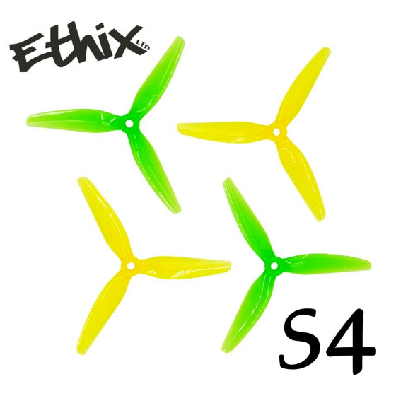 HQProp ETHIX S4 Lemon Lime 5037 5 3-Blatt Propeller