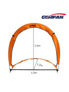 GEMFAN Pop-Up Airgate orange, 150x150x120 cm