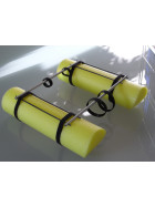 Trainingsgestell Landegestell Schwimmer 26cm in Gelb