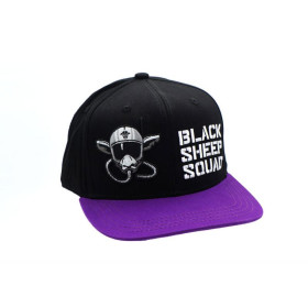 TBS Black Sheep Squad Cap, lila/schwarz