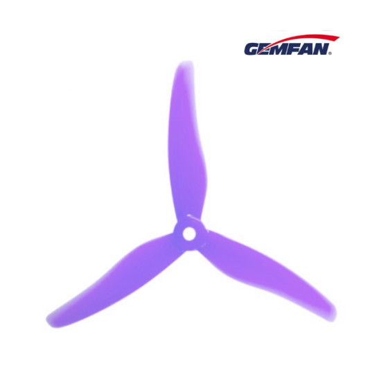 Gemfan 51433 Hurricane 5,1 3-Blatt Propeller purple