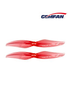 Gemfan 4024 Hurricane 4" 2-Blatt Prop, 1.5mm Welle clear red