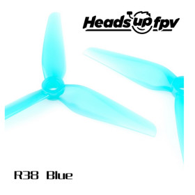 HQProp R38 HeadsUp 5138 5,1" 3-Blatt Prop blau