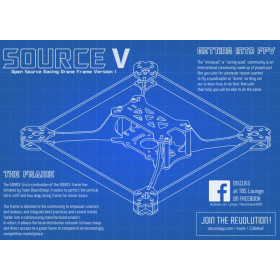 TBS Source V 220mm Vertical Frame Kit