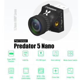 FOXEER Predator 5 Nano Racing FPV Camera