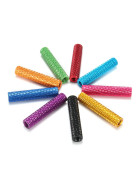 M3 x 25mm Aluminium Spacer, M3, geriffelt, 1 Stück Purple/Lila