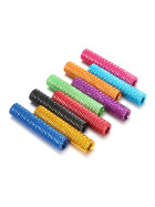 M3 x 25mm Aluminium Spacer, M3, geriffelt, 1 Stück Purple/Lila