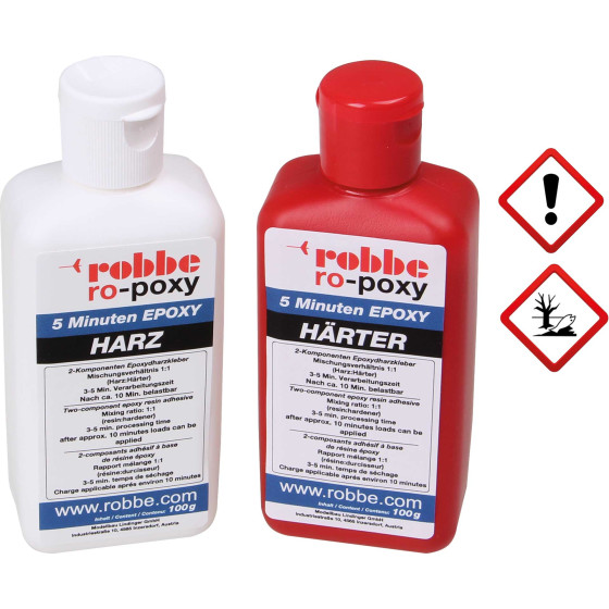 ROBBE RO-POXY 5 Minuten Epoxydharzkleber 200g, 100g Harz+Härter
