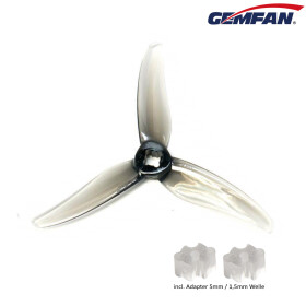 Gemfan 3520 Hurricane 3,5" 3-Blatt Propeller, 1.5mm T-Mount Purple