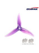 Gemfan 3520 Hurricane 3,5" 3-Blatt Propeller, 1.5mm T-Mount Purple