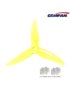 Gemfan 3520 Hurricane 3,5" 3-Blatt Propeller, 1.5mm/5mm Welle Yellow
