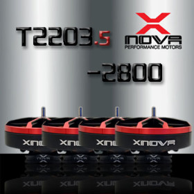 XNOVA T2203.5 Toothpick Motoren Set, 2800kv 3-6S