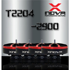 XNOVA T2204 Toothpick Motoren Set, 2900kv 3-6S