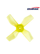 Gemfan 31mm 4-Blatt 1220 Propeller, 1mm Welle, 8 Stück clear yellow
