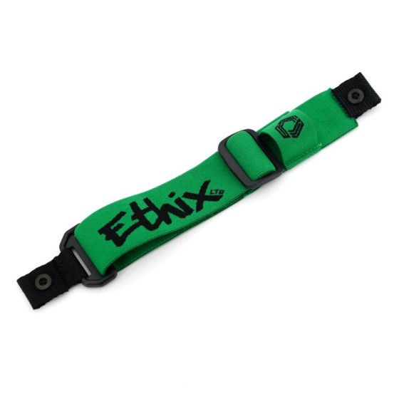 TBS ETHIX Goggle Strap HD Green, Black Logo