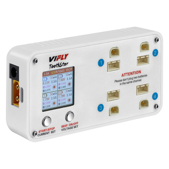 VIFLY WhoopStor V2 1S Lade-/ Entladegerät BT2.0/PH2.0